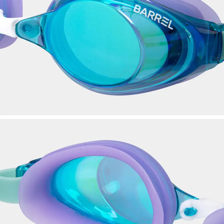 Barrel Training Mirror Swim Goggles-aqua/mint - Image 3
