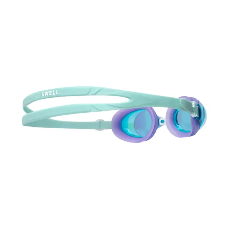 Barrel Training Mirror Swim Goggles-aqua/mint - Image 2