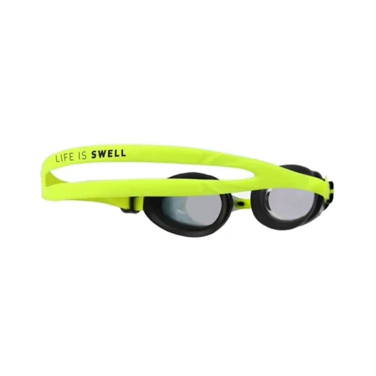 Barrel Training Mirror Swim Goggles-aqua/yellow - Image 2