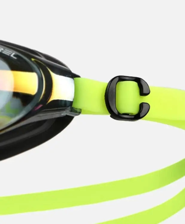 Barrel Training Mirror Swim Goggles-aqua/yellow - Image 3