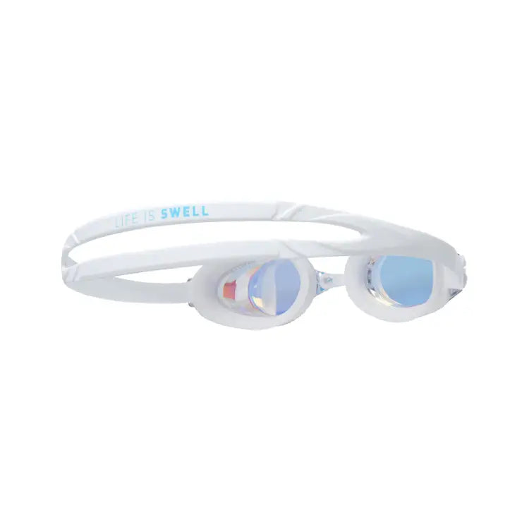 Barrel Training Mirror Swim Goggles-aurora/white - Image 2
