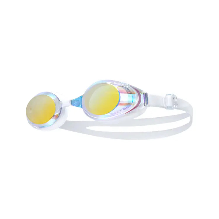 Barrel Training Mirror Swim Goggles-aurora/white
