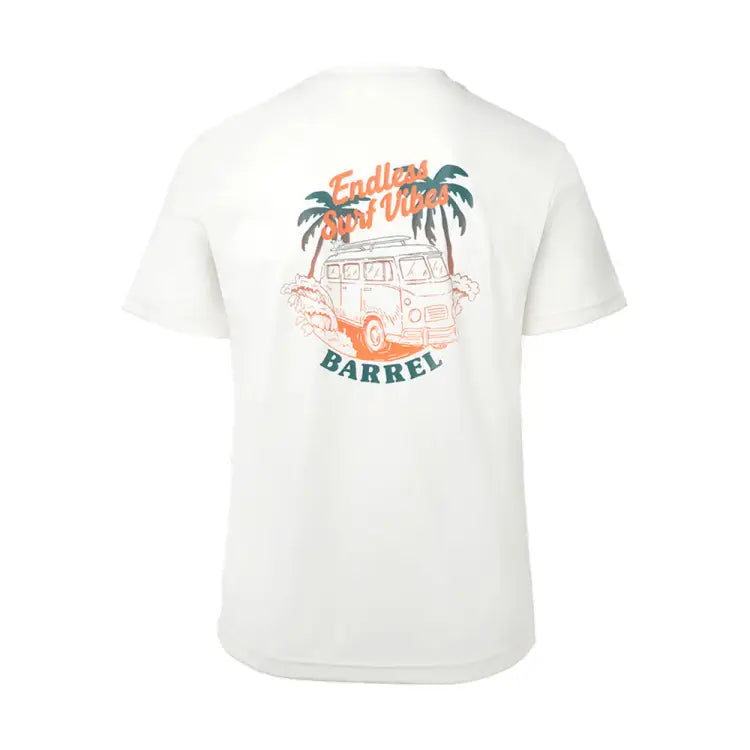 Barrel Unisex Tropical Loose S/s Rashguard-ivory - Image 3