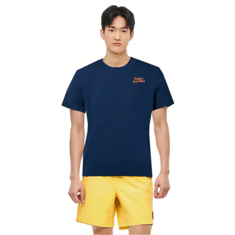 Barrel Unisex Tropical Loose S/s Rashguard-navy