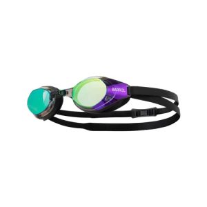 Barrel Wide Mirror Swim Goggles-gold/black