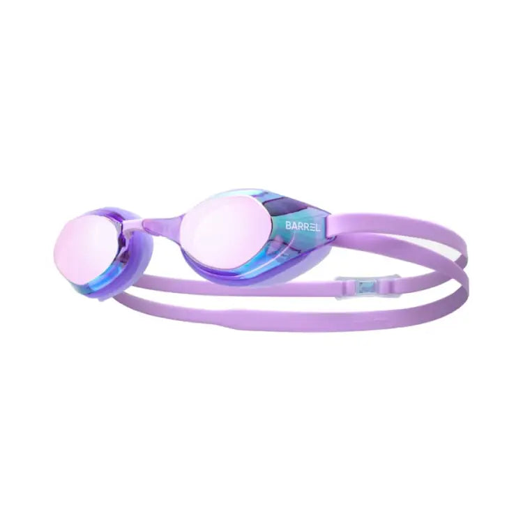 Barrel Wide Mirror Swim Goggles-violet/violet