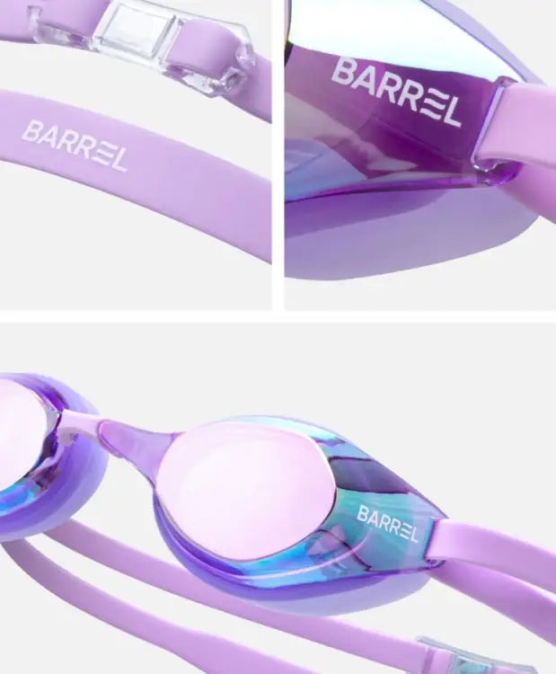 Barrel Wide Mirror Swim Goggles-violet/violet - Image 4