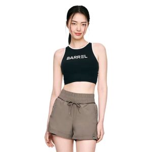 Barrel Women Color Scheme Bra Top-black