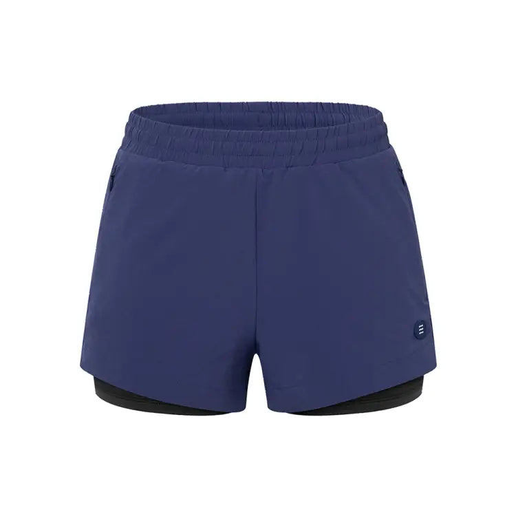 Barrel Women Essential Half Leggings Shorts-navy