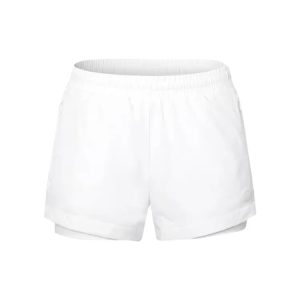 Barrel Women Essential Half Leggings Shorts-white
