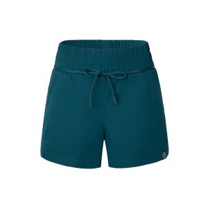 Barrel Women Essential HW Half Leggings Shorts-GREEN
