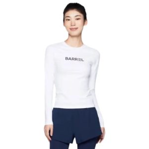 Barrel Women Essential Rashguard-WHITE