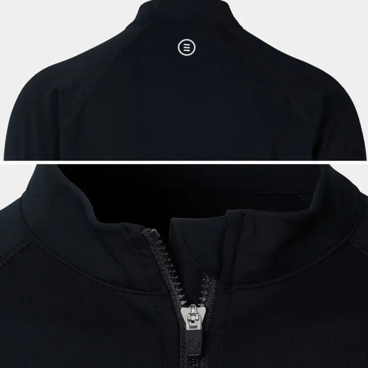 Barrel Women Essential Relax Fit Zip Up Rash Guard-black - Image 5