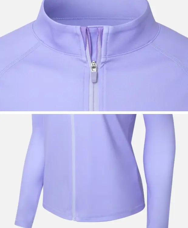 Barrel Women Essential Relax Zipup Rashguard-purple - Image 5