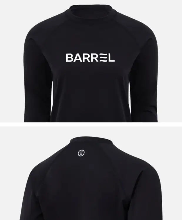 Barrel Women Essential Relaxfit Rashguard-black - Image 4