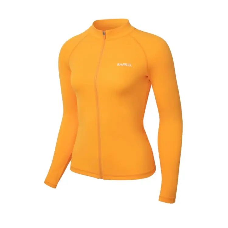 Barrel Women Essential Zip-up Rashguard-orange - Image 3