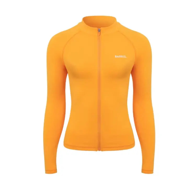 Barrel Women Essential Zip-up Rashguard-orange - Image 2