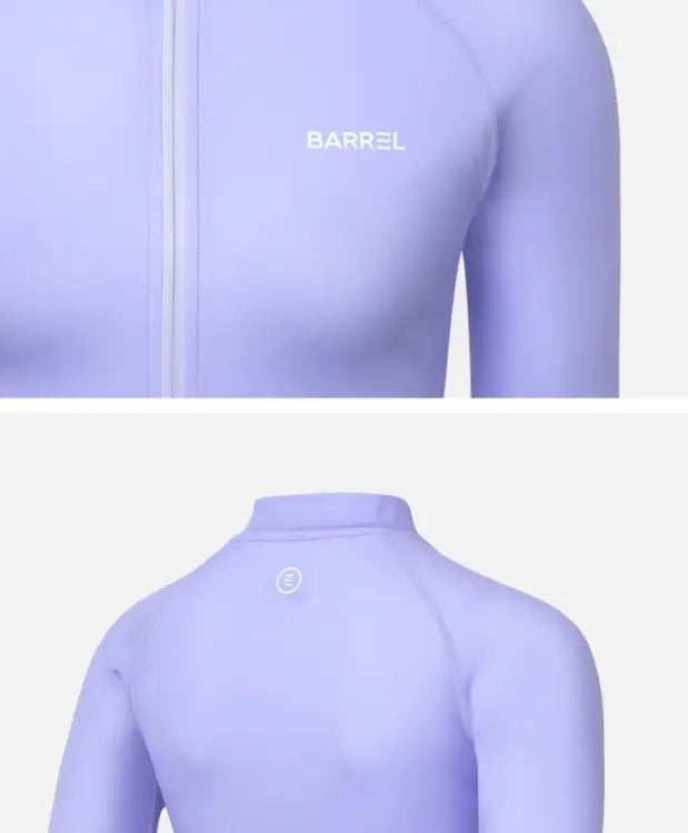 Barrel Women Essential Zip-up Rashguard-purple - Image 6