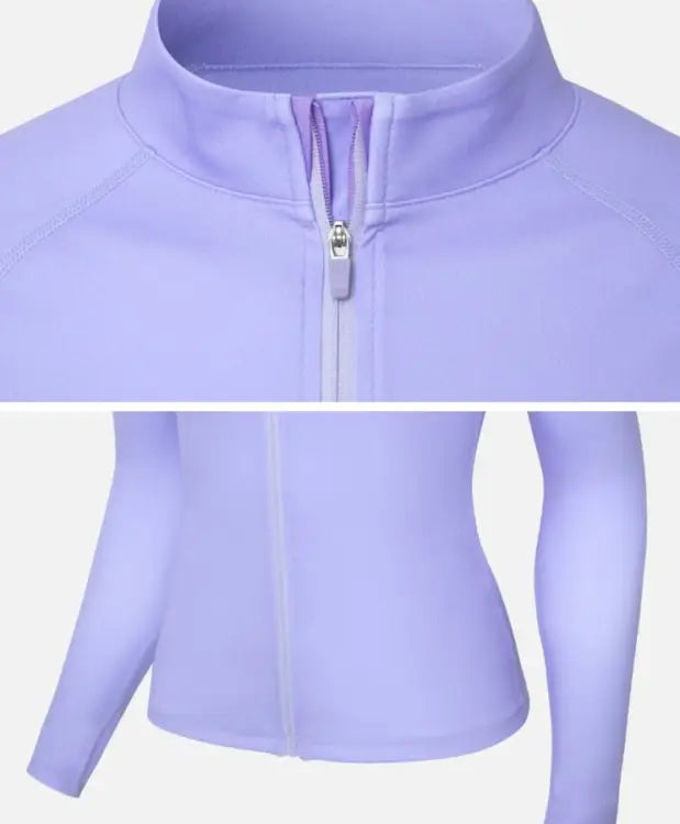 Barrel Women Essential Zip-up Rashguard-purple - Image 5