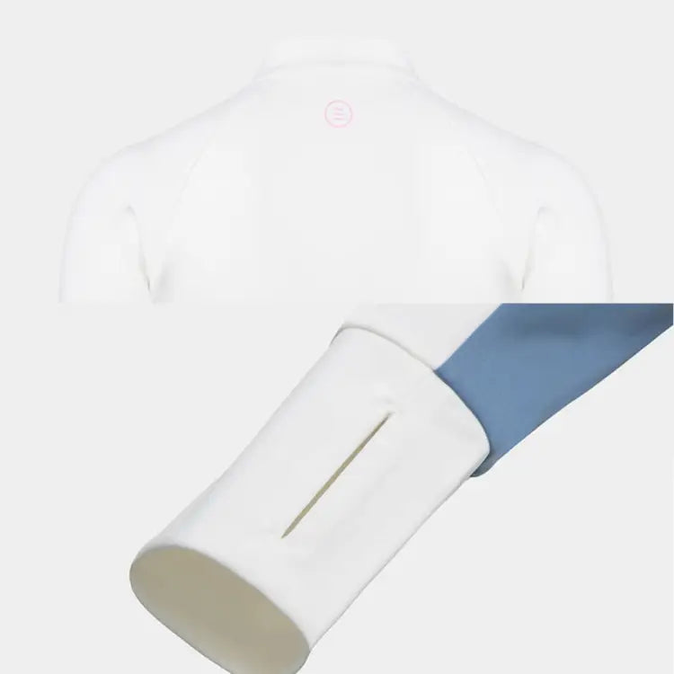 Barrel Women Motion Crop Zip-up Rash Guard-white - Image 4