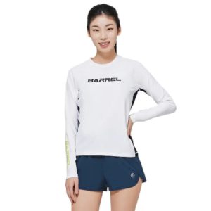 Barrel Women Motion RelaxFit Rashguard-WHITE