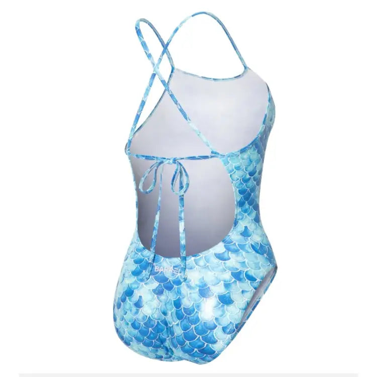 Barrel Women Reflection Mermaid Swimsuit-EMERALD - Image 3