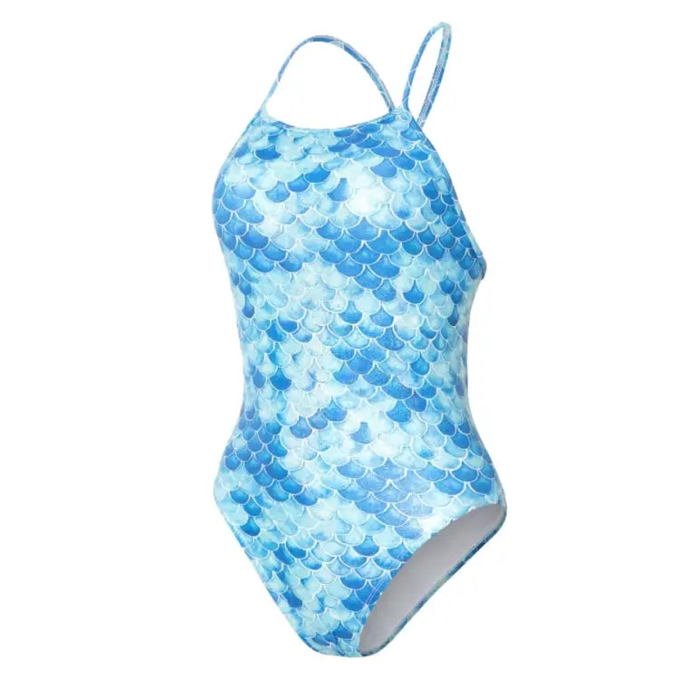 Barrel Women Reflection Mermaid Swimsuit-EMERALD - Image 2