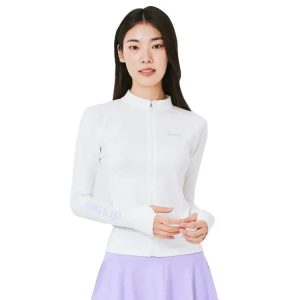 Barrel Women Resort Zip-up Rashguard-white