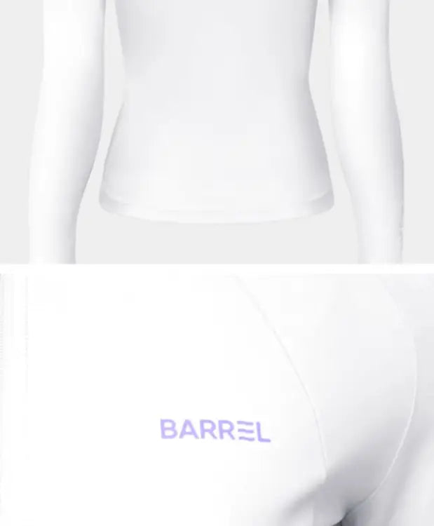 Barrel Women Resort Zip-up Rashguard-white - Image 5