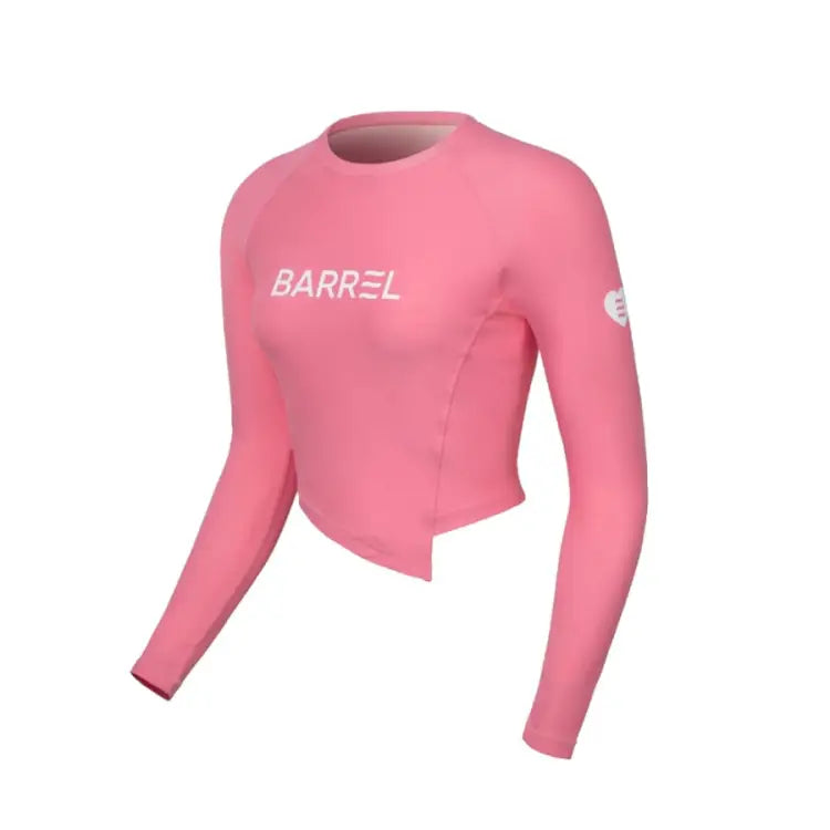 Barrel Women Sunset Crop Rashguard-pink - Image 3