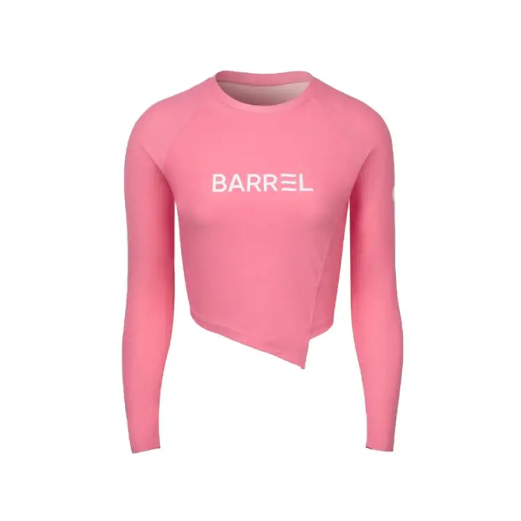 Barrel Women Sunset Crop Rashguard-pink - Image 2