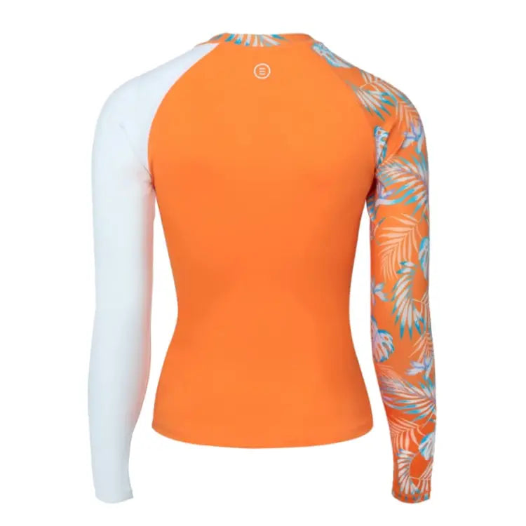 Barrel Women Sunset Flower Odd Rashguard-orange - Image 3