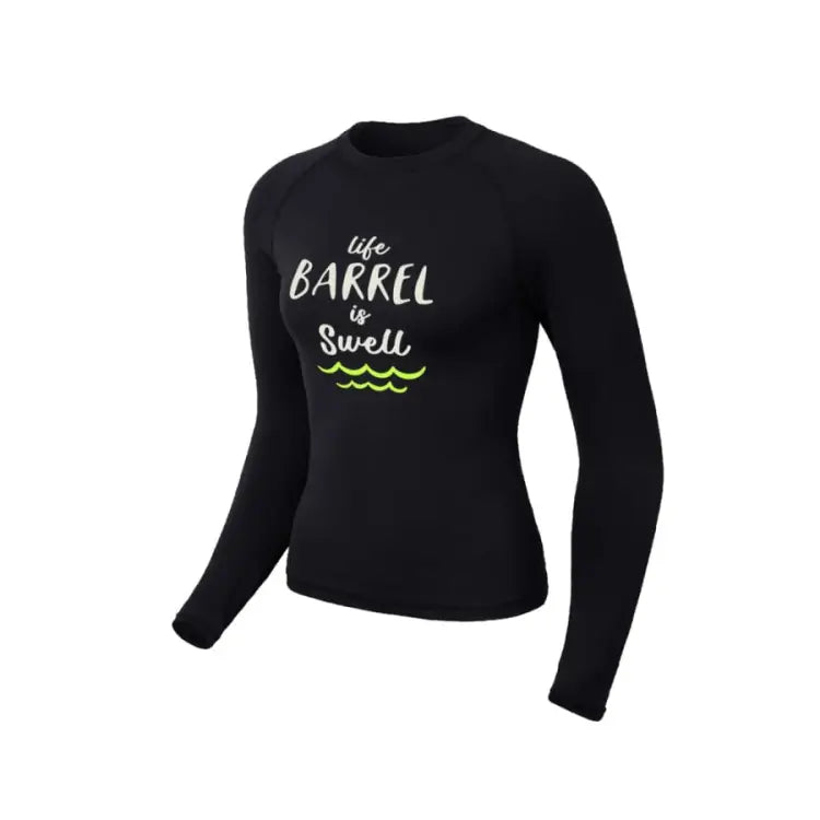 Barrel Women Vibe Swell Rashguard-black - Image 3