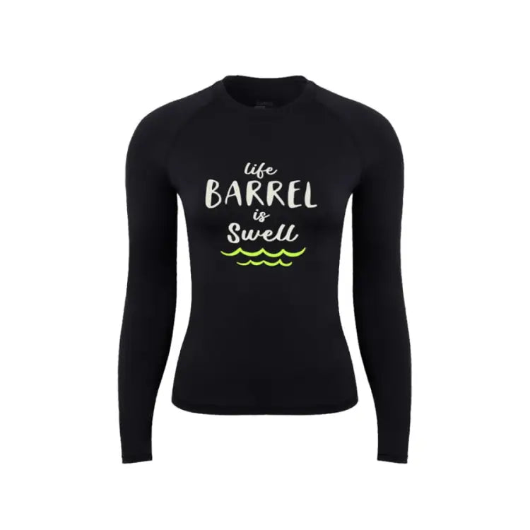 Barrel Women Vibe Swell Rashguard-black - Image 2