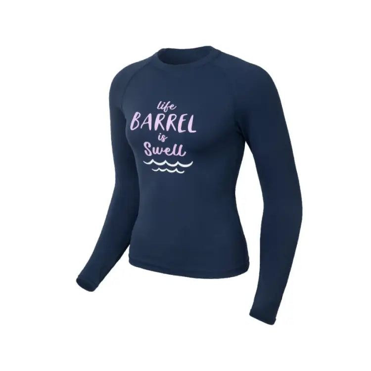 Barrel Women Vibe Swell Rashguard-blue - Image 3