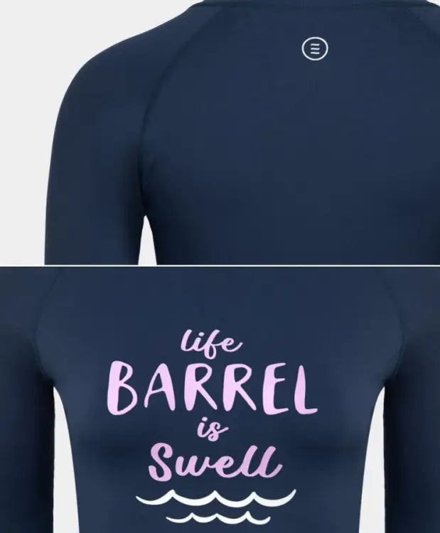 Barrel Women Vibe Swell Rashguard-blue - Image 5