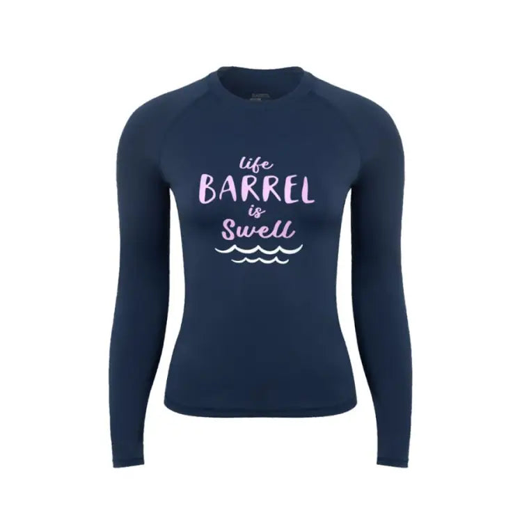 Barrel Women Vibe Swell Rashguard-blue - Image 2