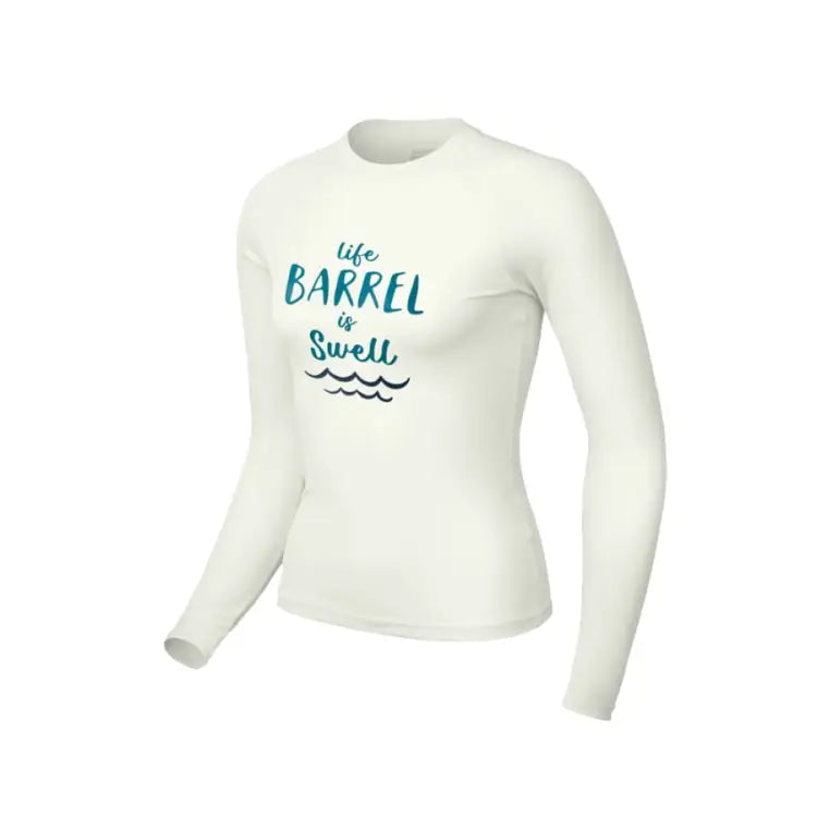 Barrel Women Vibe Swell Rashguard-ivory - Image 3
