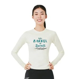 Barrel Women Vibe Swell Rashguard-ivory