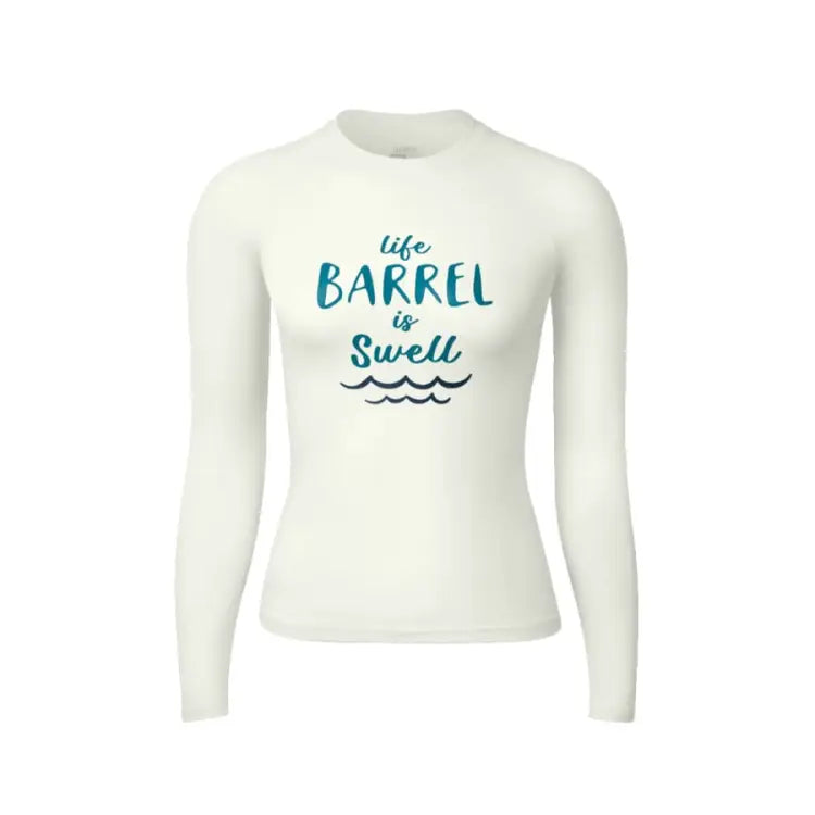 Barrel Women Vibe Swell Rashguard-ivory - Image 2