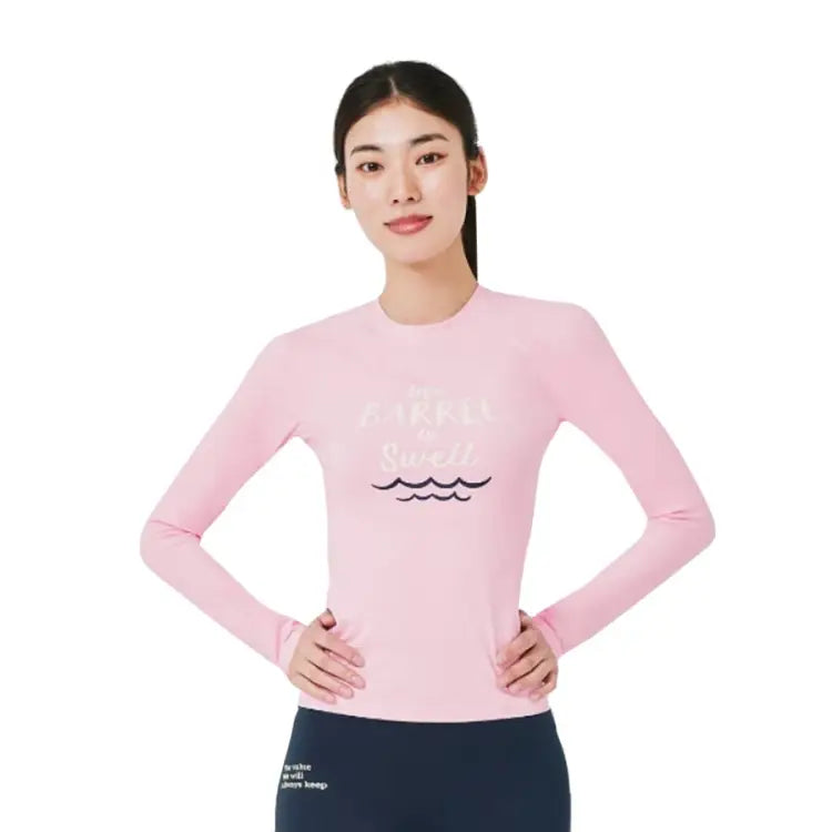 Barrel Women Vibe Swell Rashguard-pink
