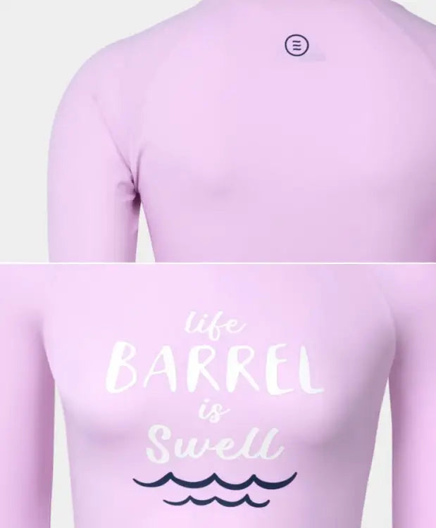 Barrel Women Vibe Swell Rashguard-pink - Image 5