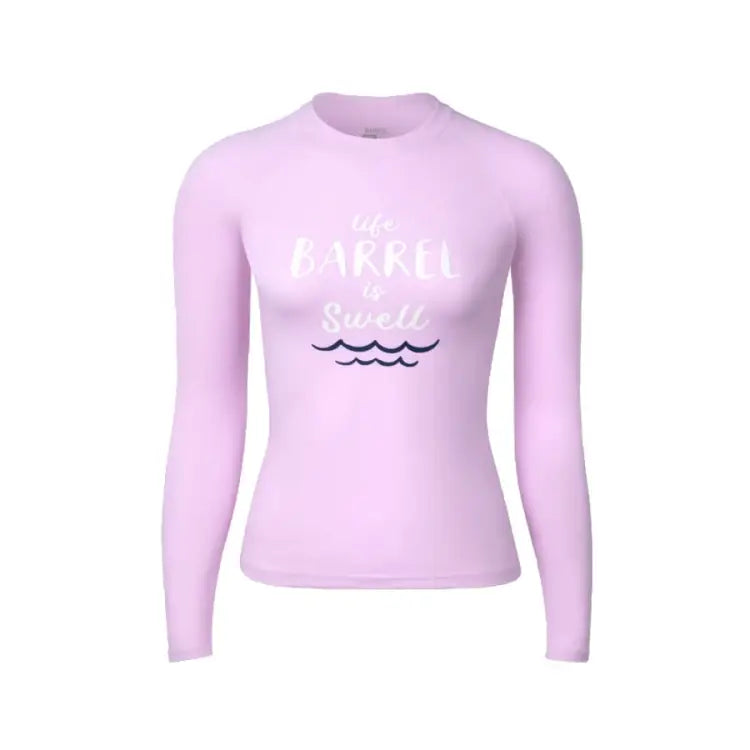 Barrel Women Vibe Swell Rashguard-pink - Image 2