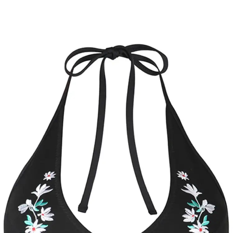 Barrel Womens 0.5mm Neoprene Halter Onepiece-black - Image 5