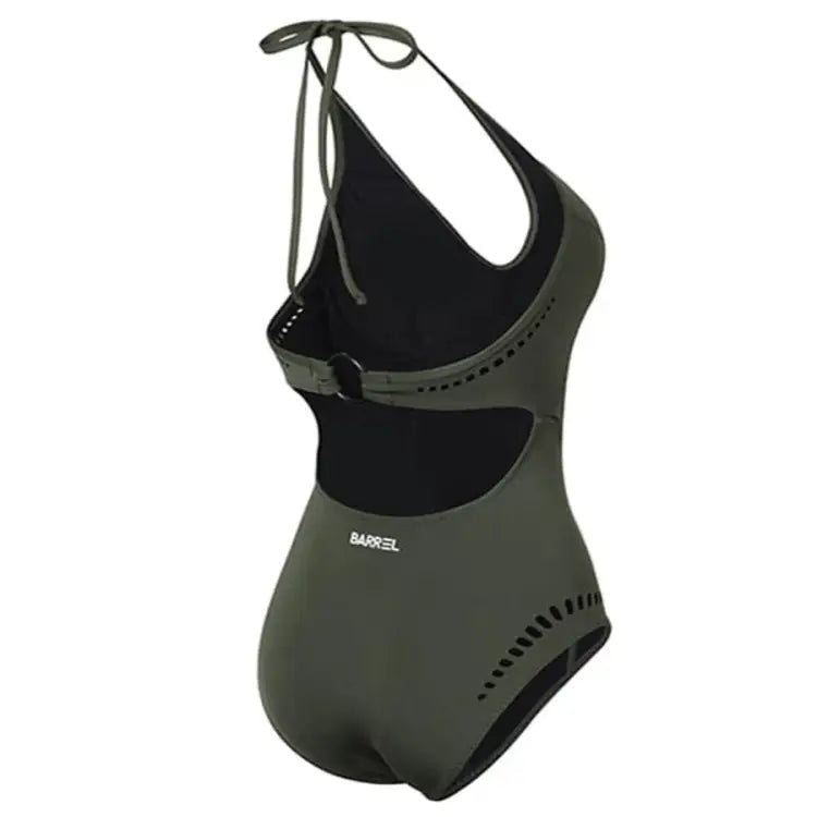 Barrel Womens 0.5mm Neoprene Halter Onepiece-ivy - Image 3