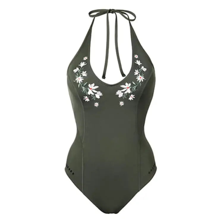 Barrel Womens 0.5mm Neoprene Halter Onepiece-ivy