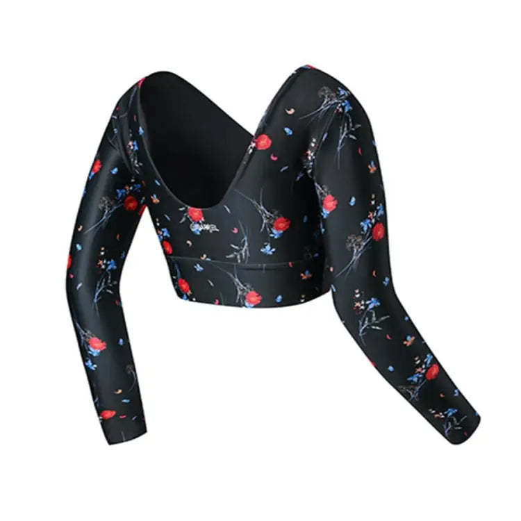 Barrel Womens Bonny Crop Rashguard-night Flower - Image 4