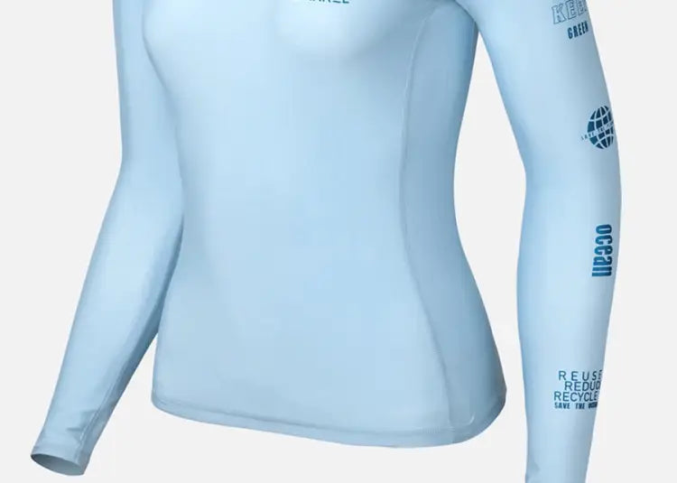 Barrel Womens Essential Rashguard-ICE BLUE - Image 7