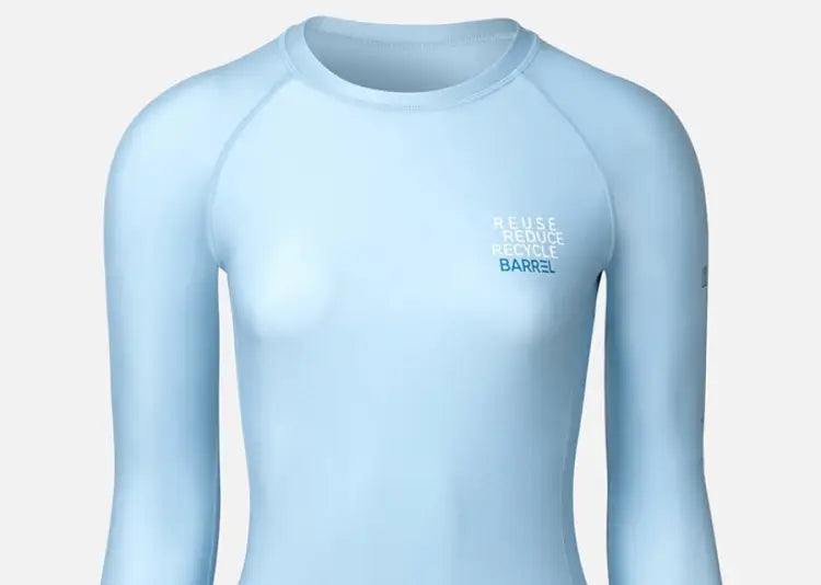 Barrel Womens Essential Rashguard-ICE BLUE - Image 5