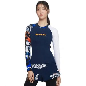 Barrel Womens Move Pattern Rashguard-ocean